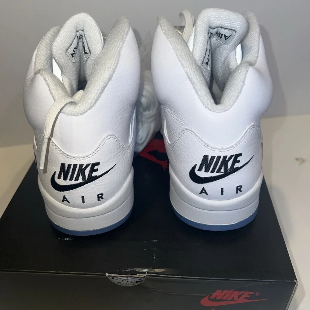 Size 9 - Air Jordan 5 Retro 2026 White Metallic